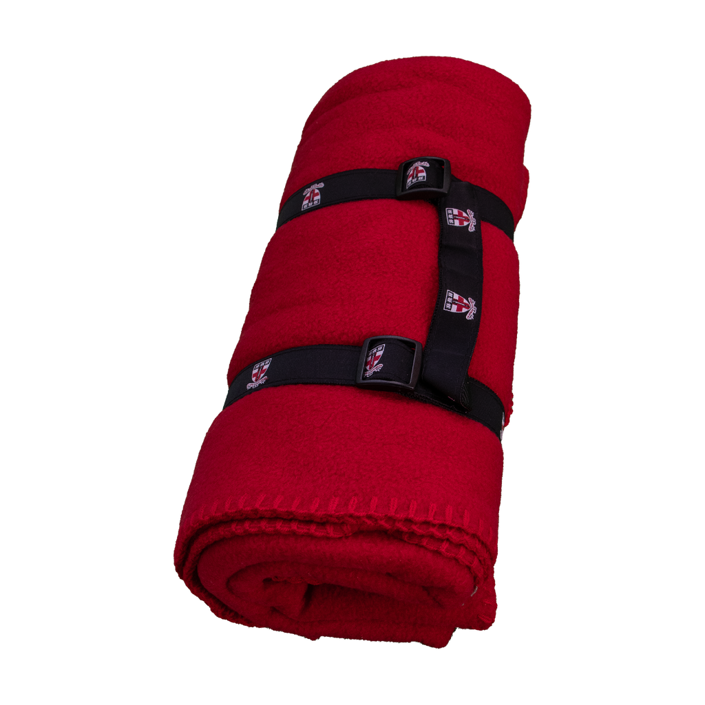 Fleece Blanket with Groton Ribbon Holder