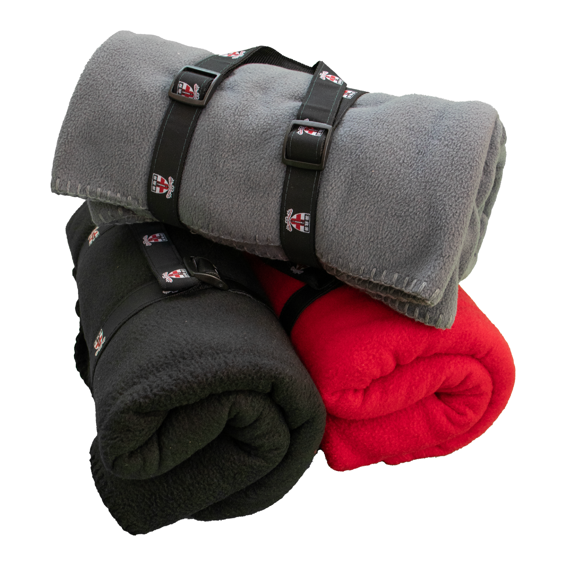 Fleece Blanket with Groton Ribbon Holder