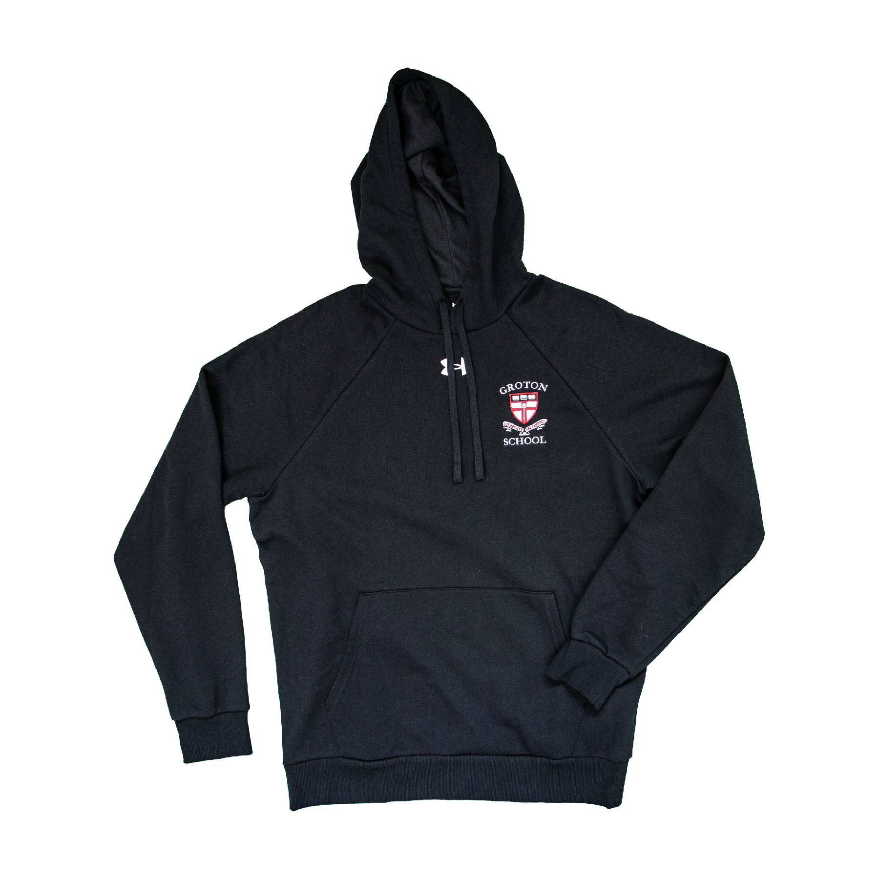Black Hooded Under Armour Fleece Sweatshirt